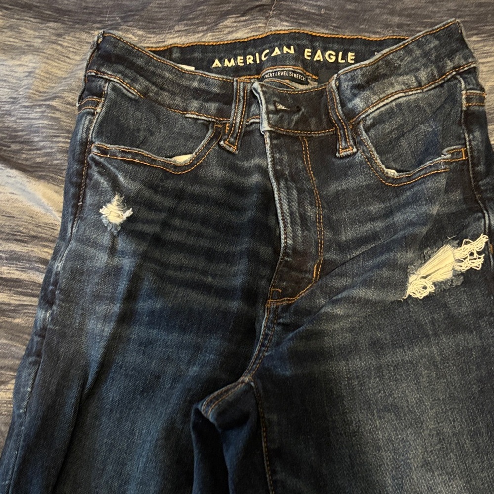 American Eagle Outfitters Dark Blue Skinny Jeans